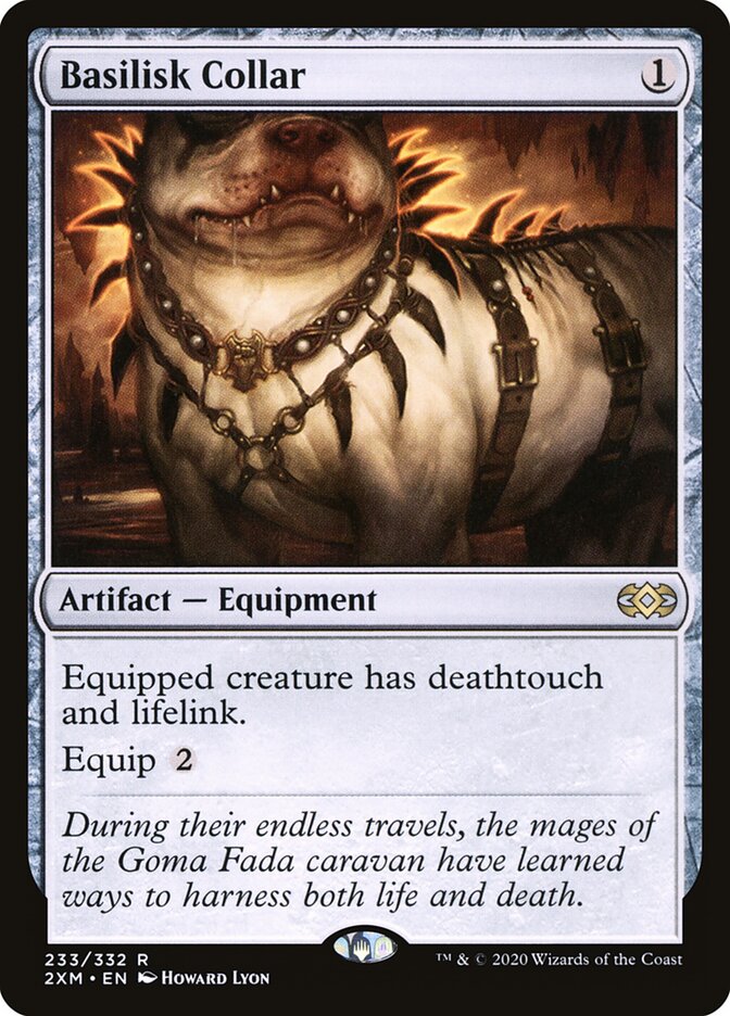 Basilisk Collar card front