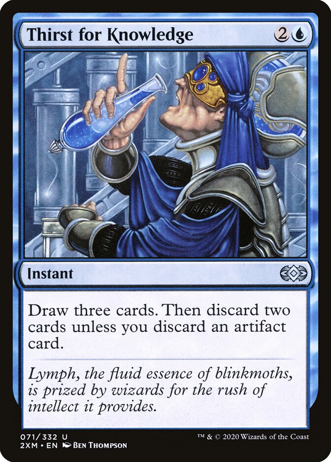 Thirst for Knowledge card front