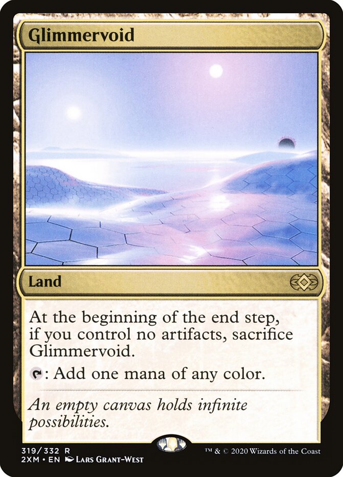 Glimmervoid card front