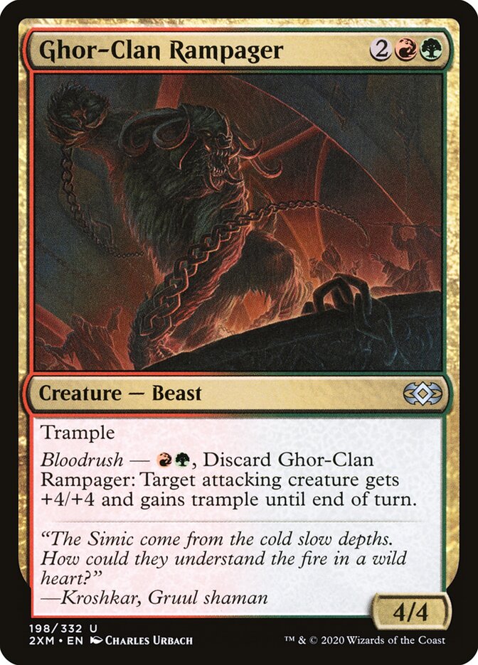 Ghor-Clan Rampager card front