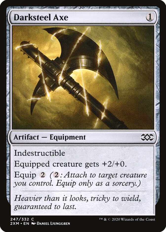 Darksteel Axe card front