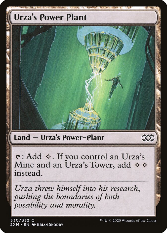 Urza's Power Plant card front