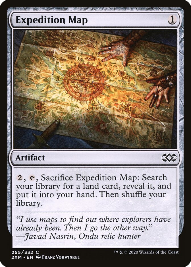 Expedition Map card front