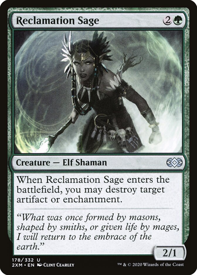 Reclamation Sage card front
