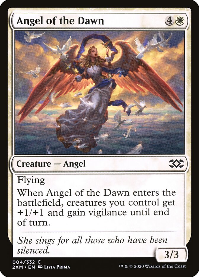 Angel of the Dawn card front