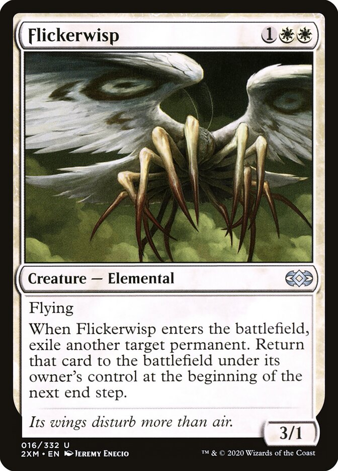 Flickerwisp card front