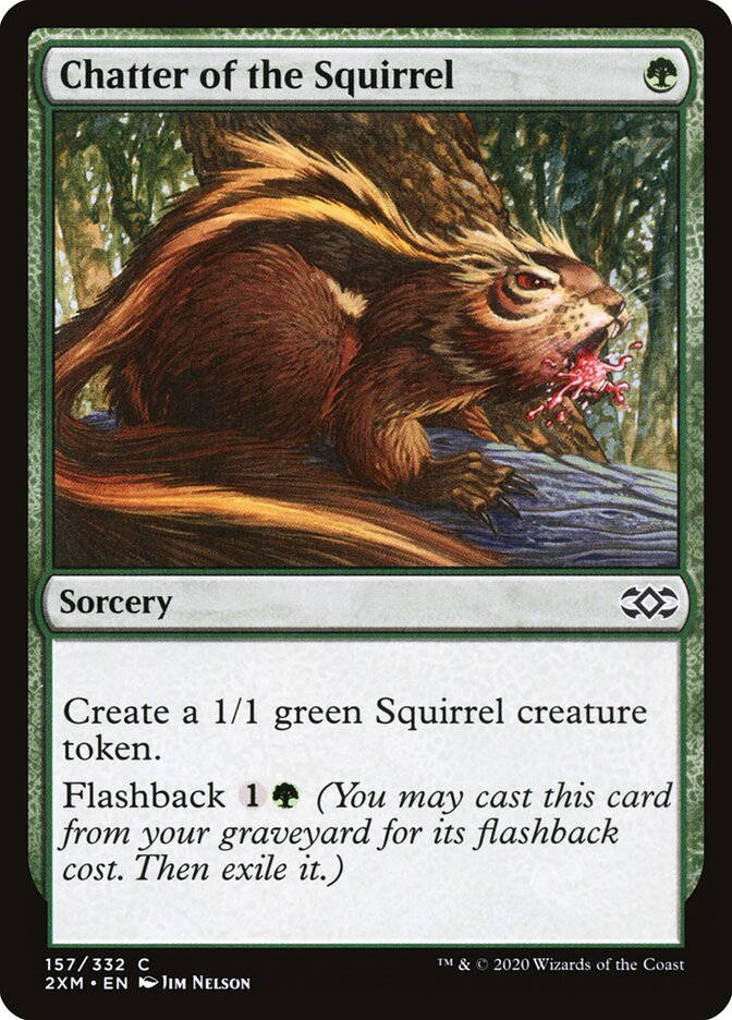 Chatter of the Squirrel card front
