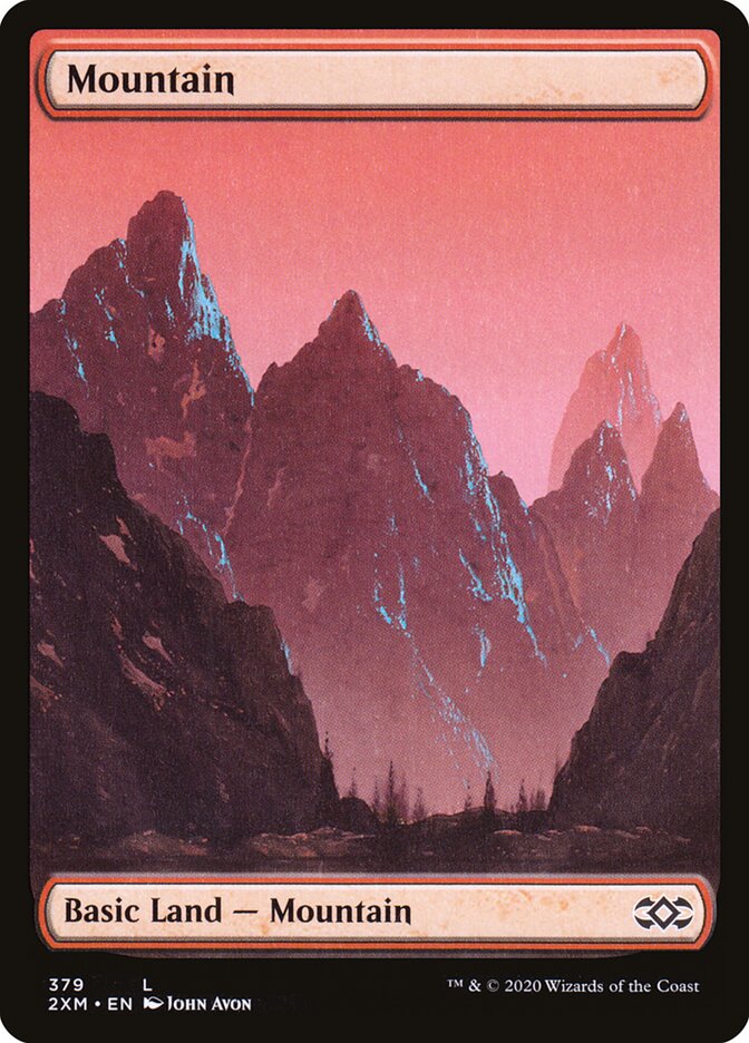 Mountain card front