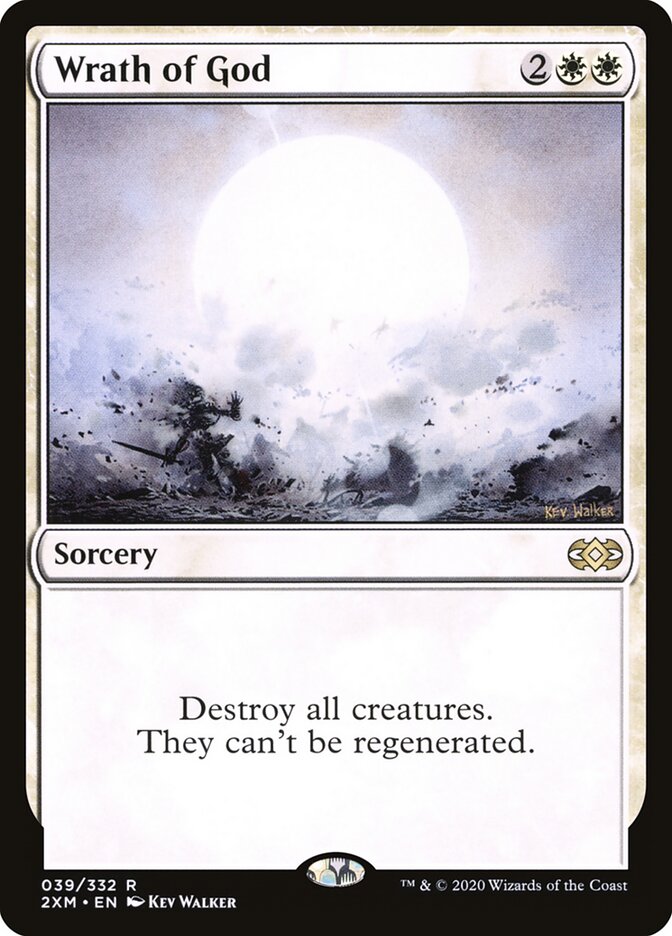 Wrath of God card front