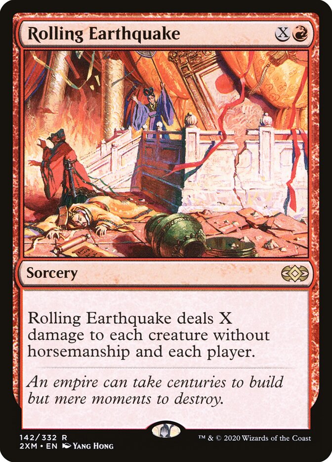 Rolling Earthquake card front