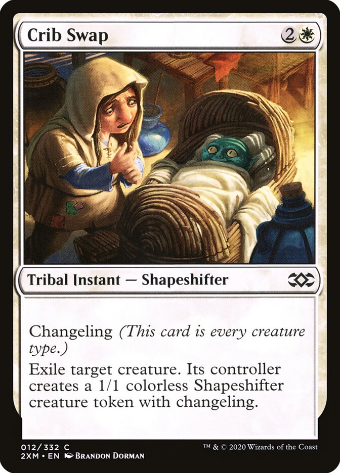Crib Swap card front