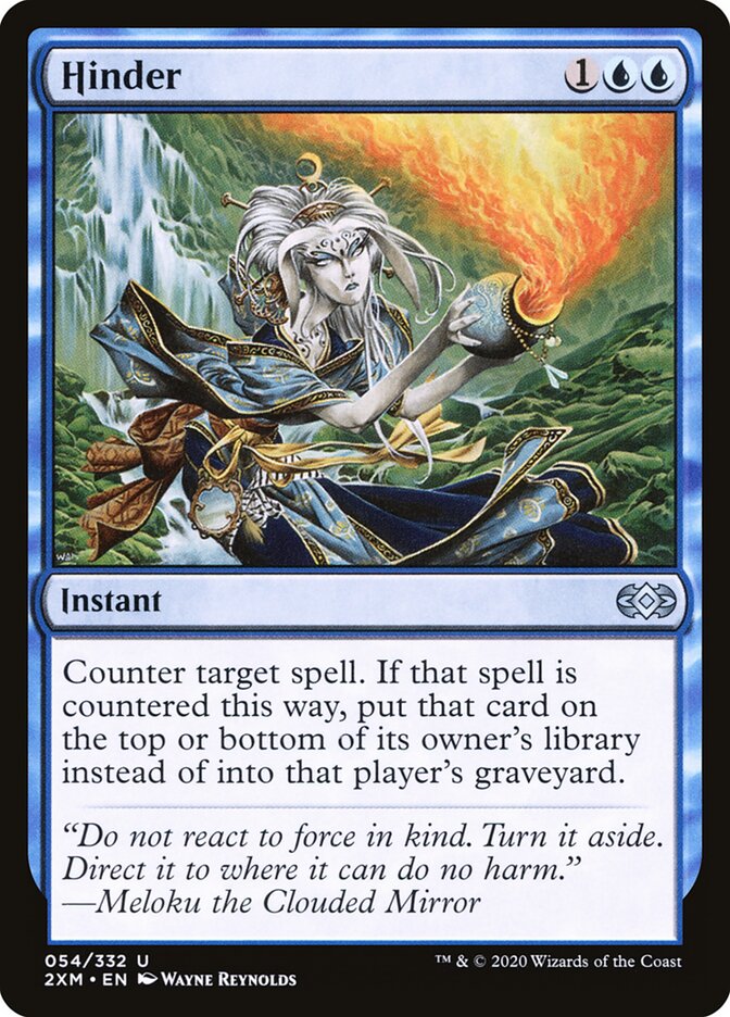 Hinder card front