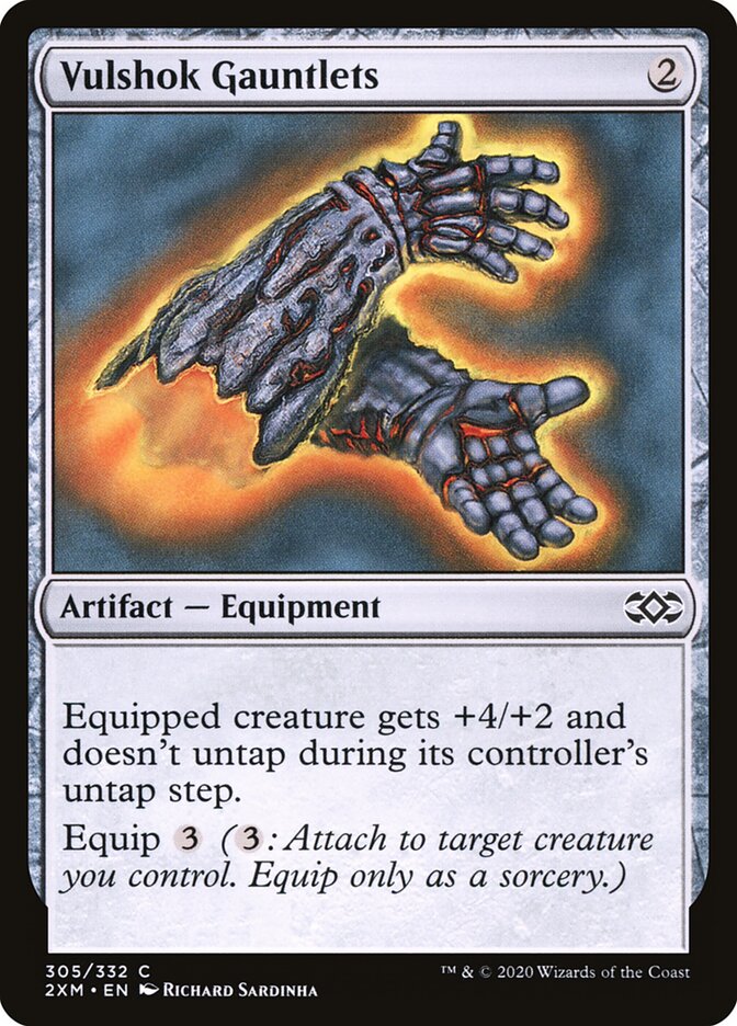 Vulshok Gauntlets card front