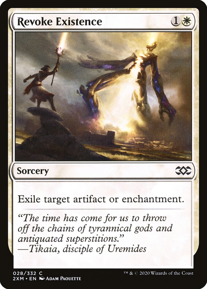 Revoke Existence card front