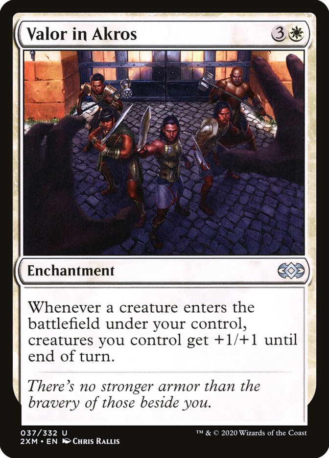 Valor in Akros card front
