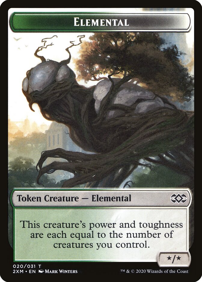 Elemental card front