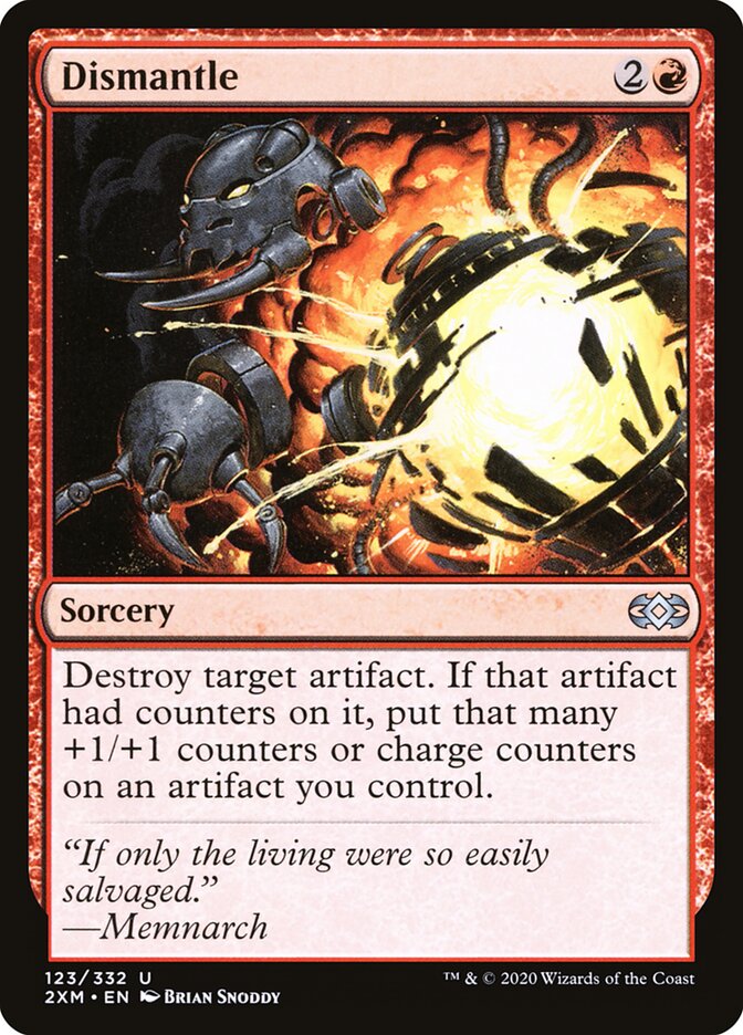 Dismantle card front