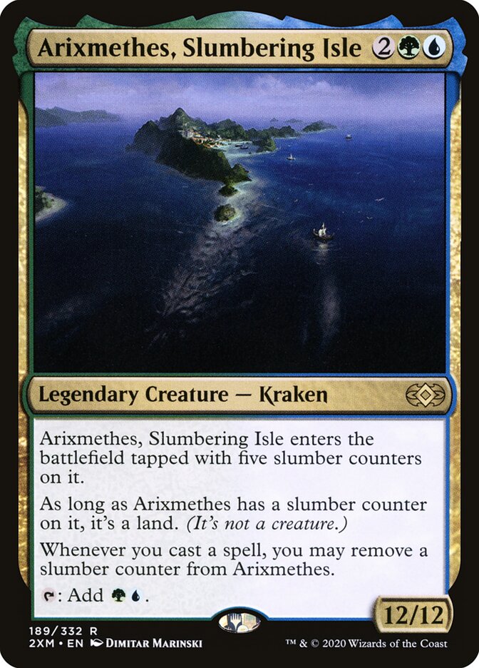 Arixmethes, Slumbering Isle card front