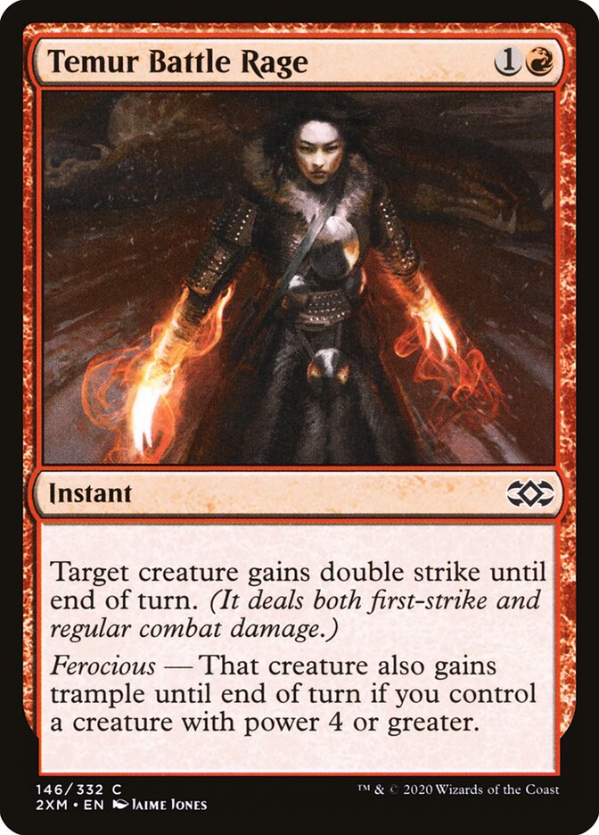 Temur Battle Rage card front