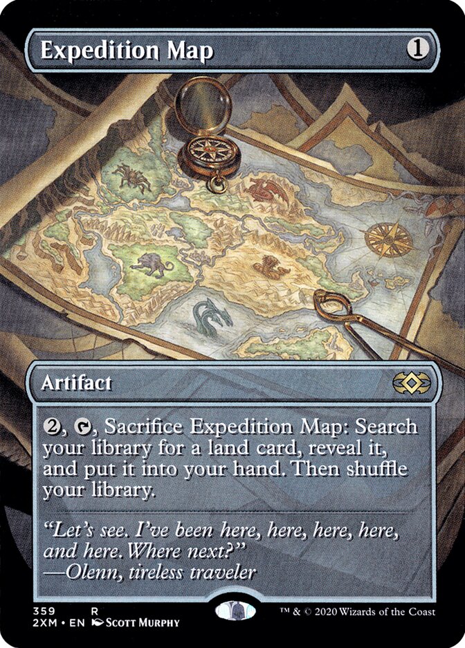 Expedition Map card front
