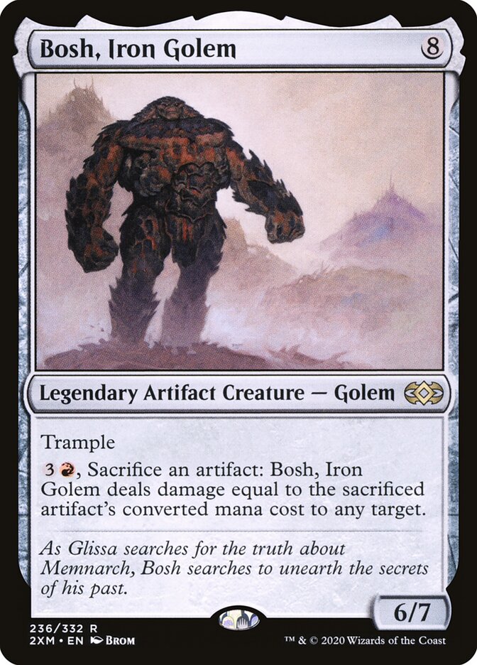 Bosh, Iron Golem card front