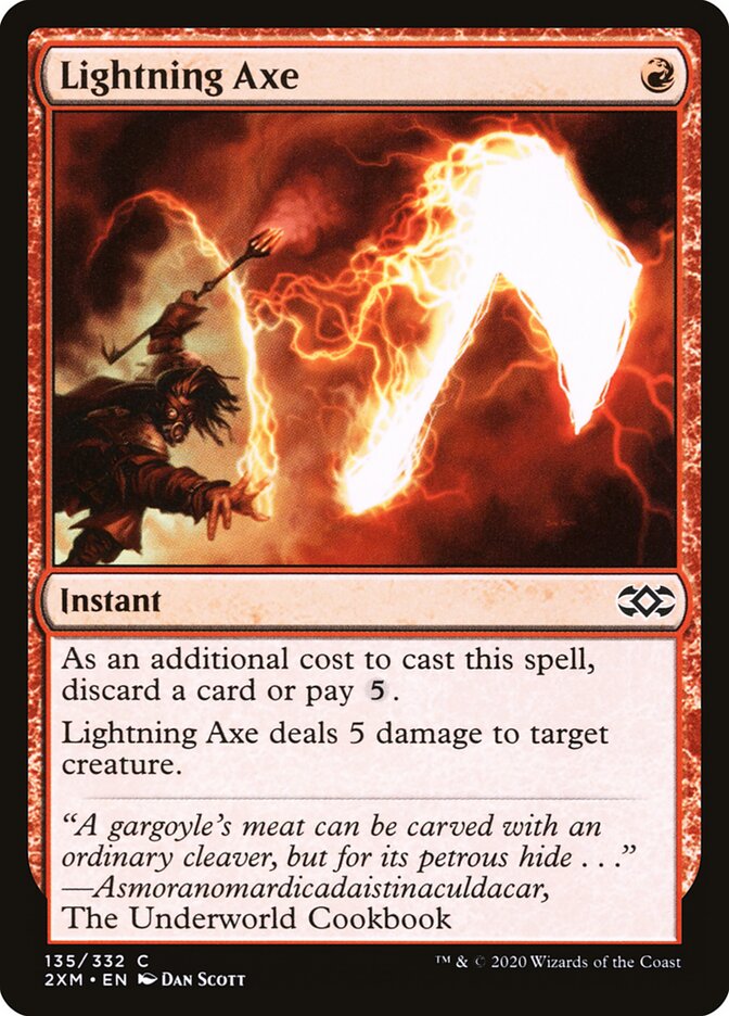 Lightning Axe card front