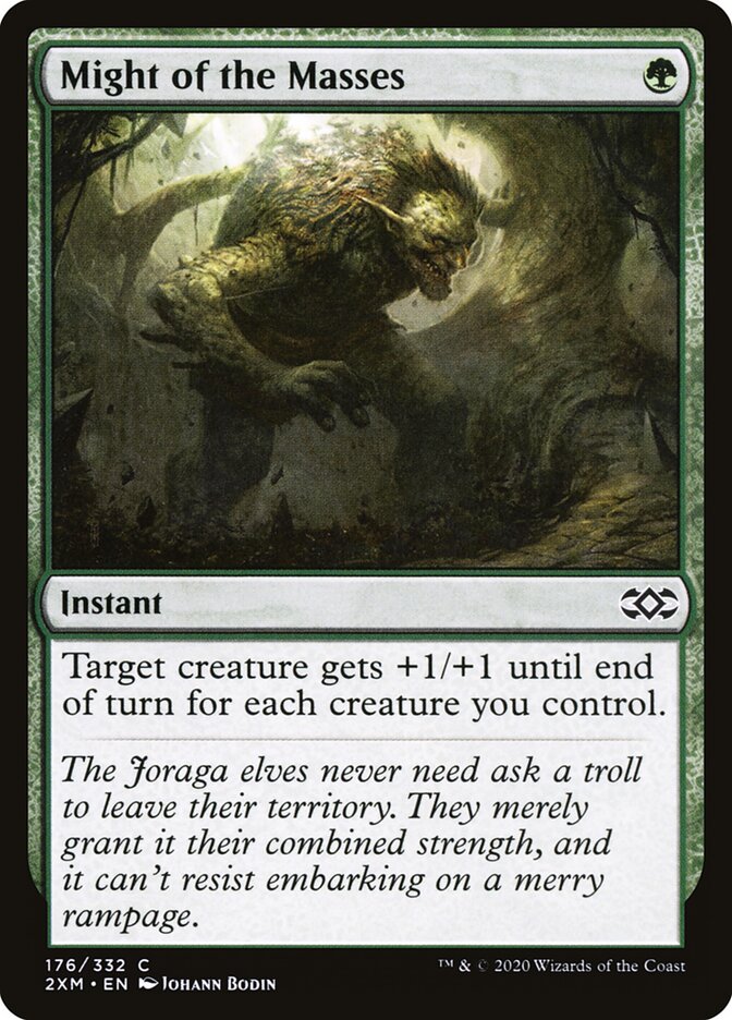 Might of the Masses card front