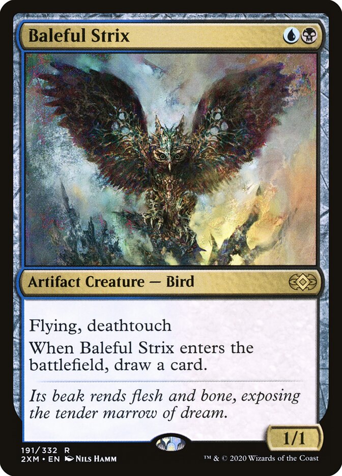 Baleful Strix card front