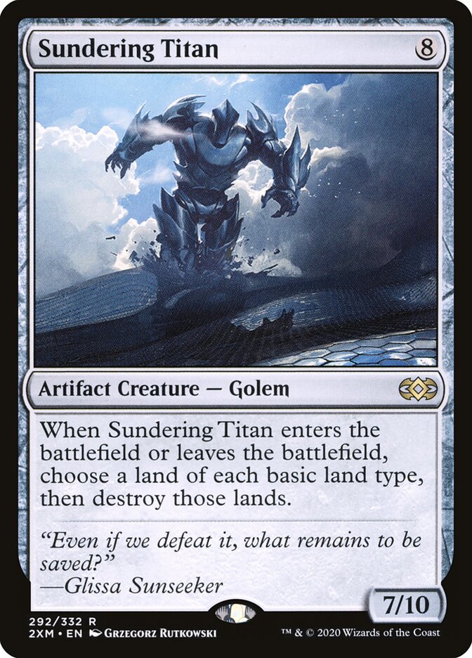 Sundering Titan card front