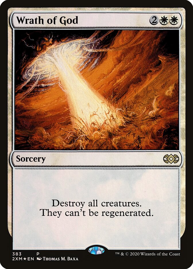 Wrath of God card front
