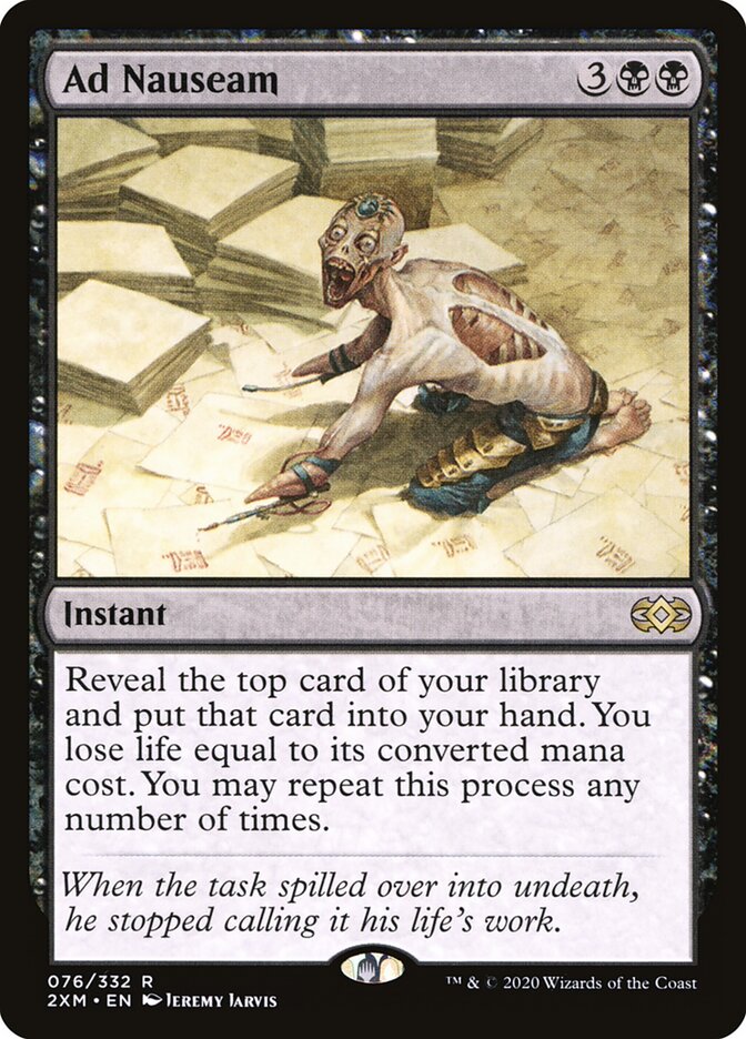 Ad Nauseam card front