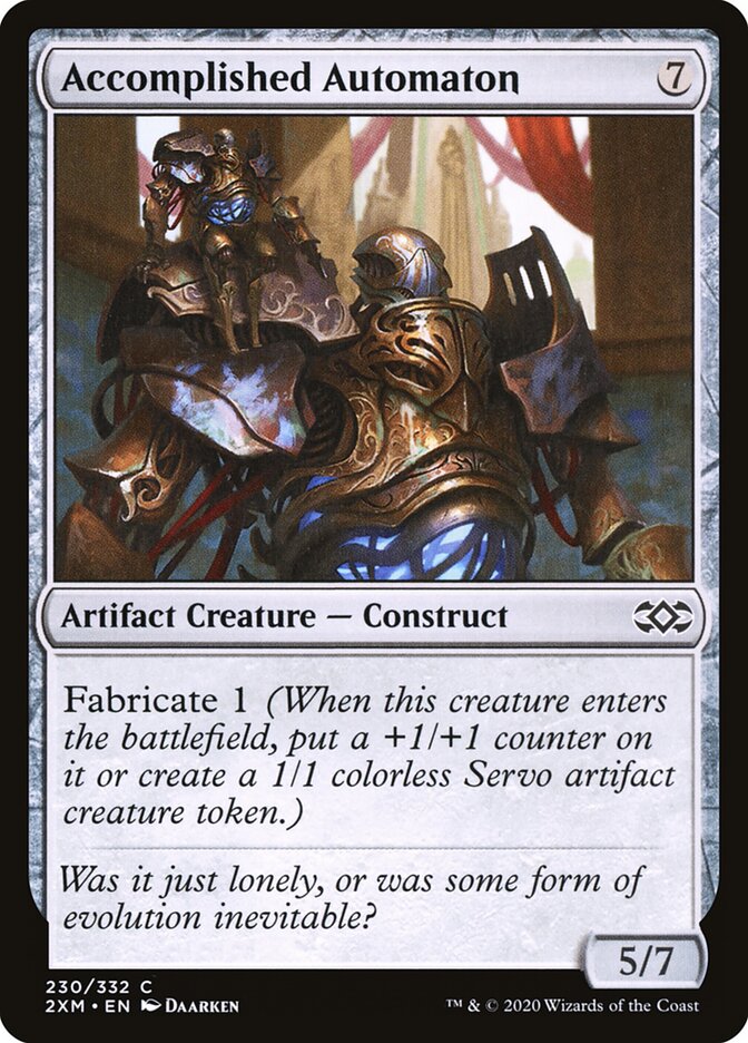 Accomplished Automaton card front