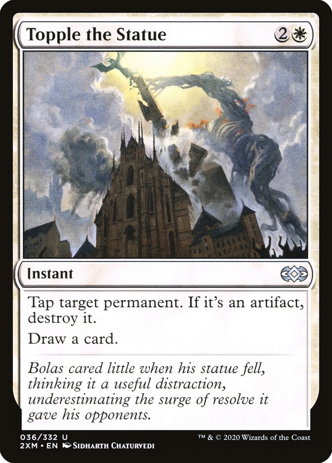 Topple the Statue card front