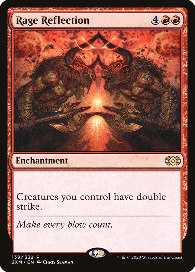 Rage Reflection card front