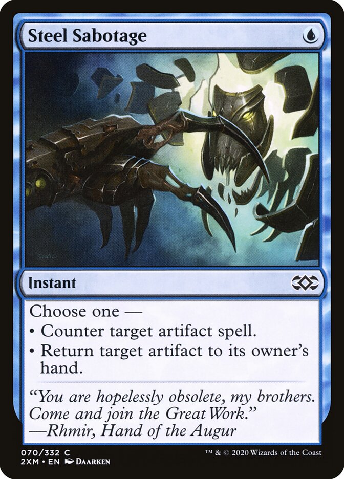 Steel Sabotage card front