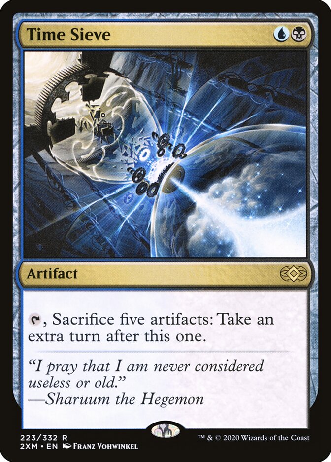 Time Sieve card front