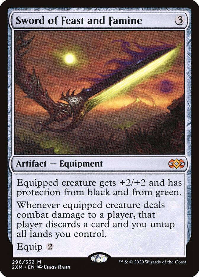 Sword of Feast and Famine card front
