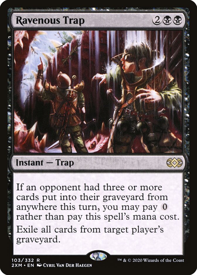 Ravenous Trap card front