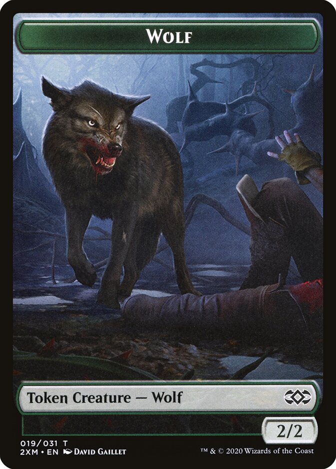 Wolf card front