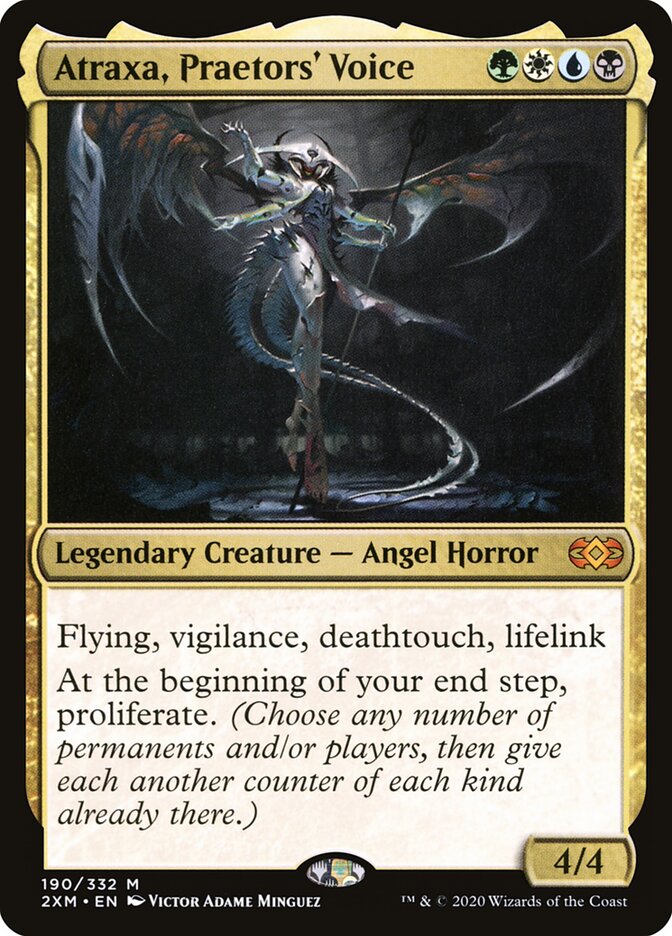 Atraxa, Praetors' Voice card front