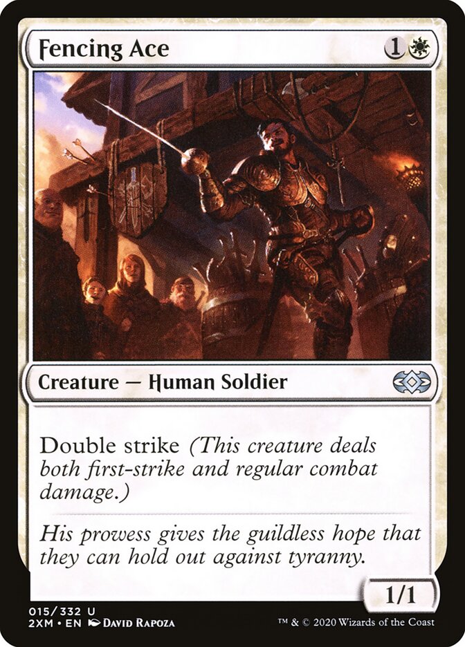 Fencing Ace card front