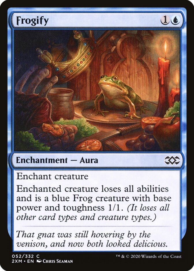 Frogify card front