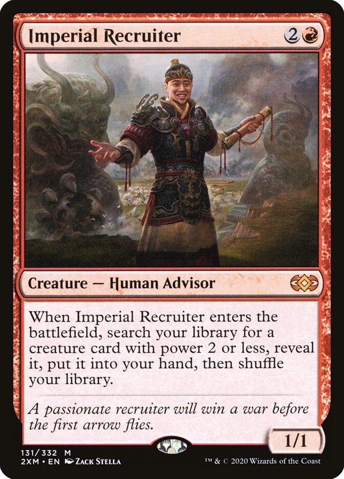 Imperial Recruiter card front