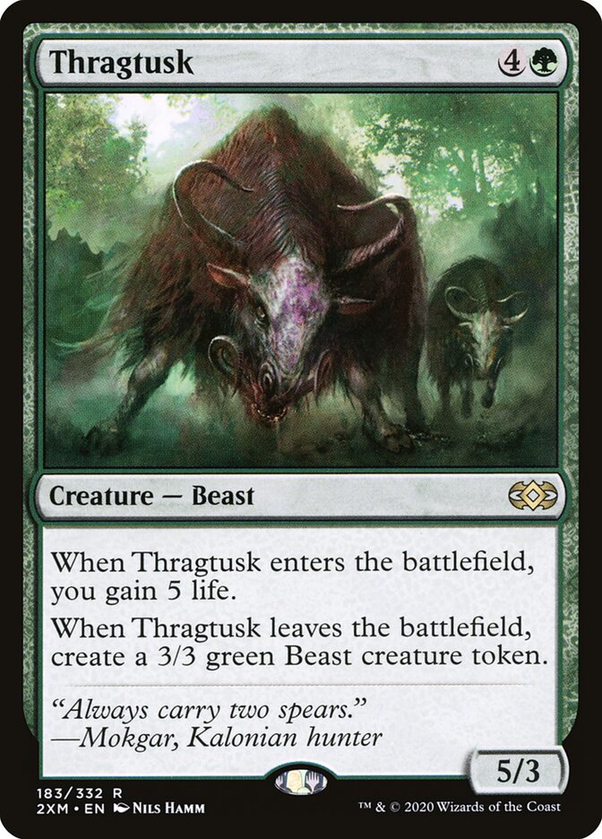 Thragtusk card front