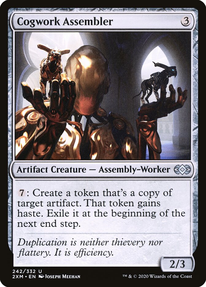 Cogwork Assembler card front