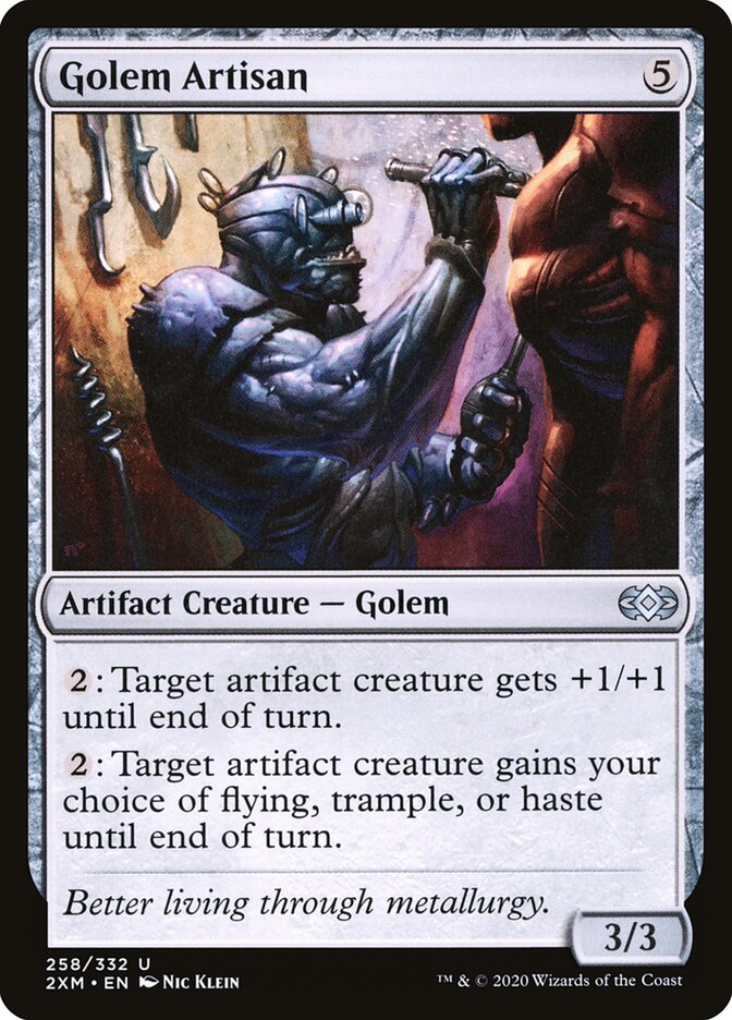 Golem Artisan card front