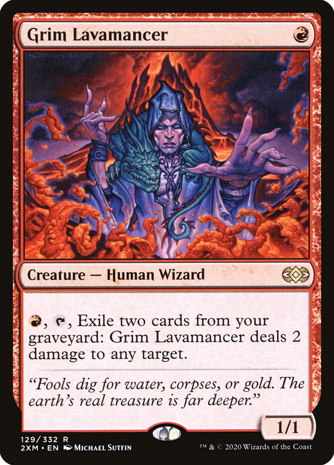 Grim Lavamancer card front