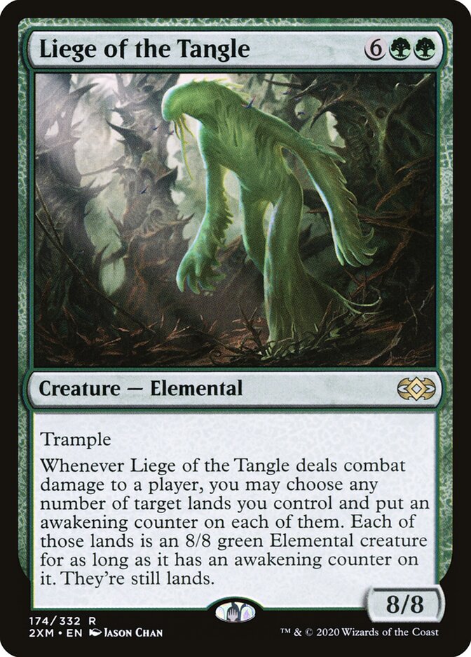 Liege of the Tangle card front