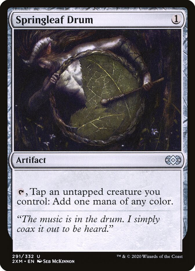 Springleaf Drum card front