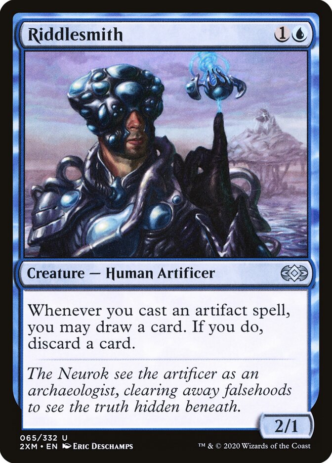 Riddlesmith card front